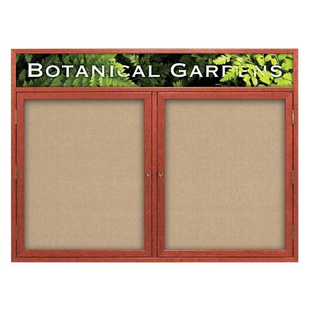 United Visual Products Open Faced Traditional Corkboard, 60x36" UV643A-WHITE-BLACK